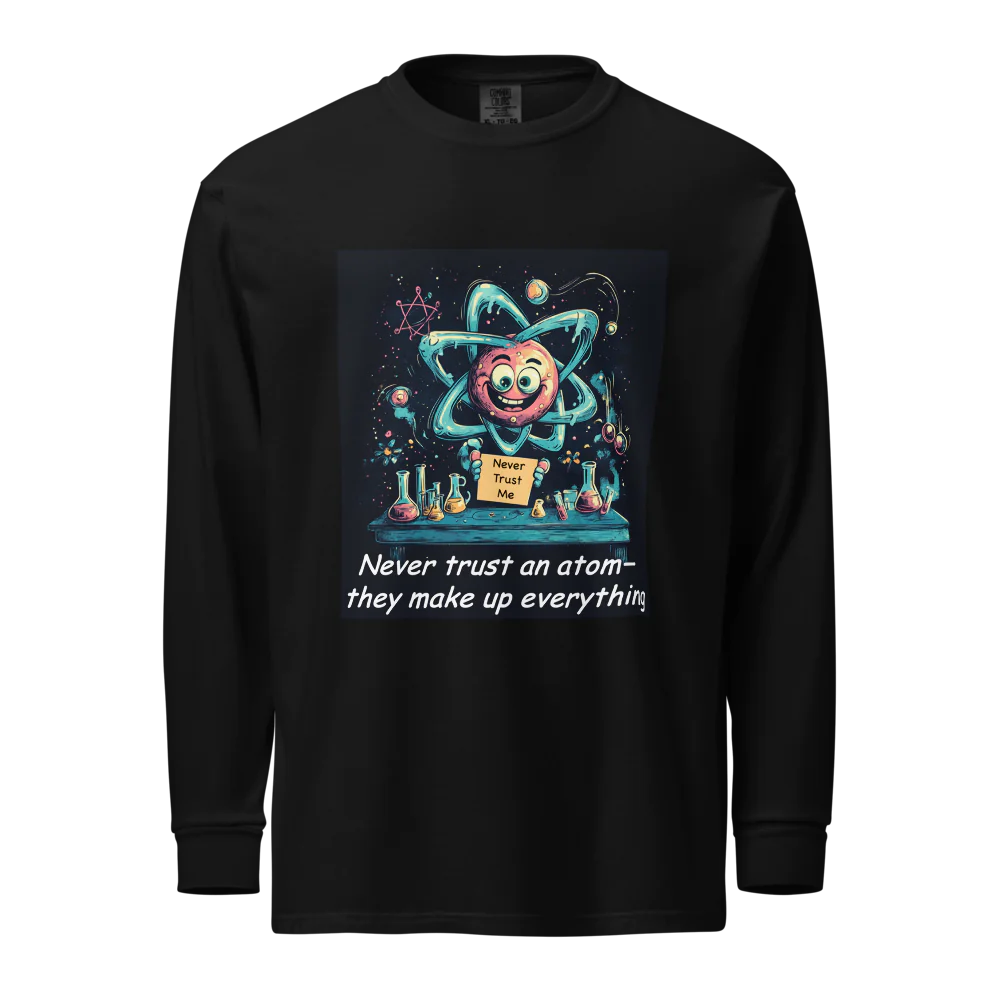 Science is Fun Long Sleeve Shirt Black