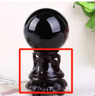 Obsidian Stone Crystal Ball Home Decoration