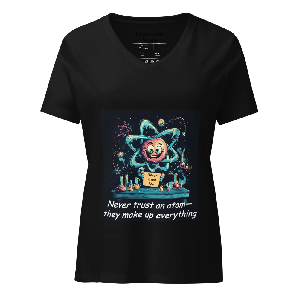 Science is Fun Women's Relaxed V-Neck T-Shirt - 1