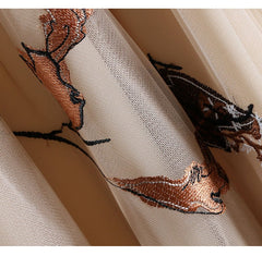 Embroidered Mesh Tulle Skirt – Vintage Floral A-Line Design