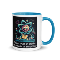 Science is Fun - White Ceramic Mug with Color Inside