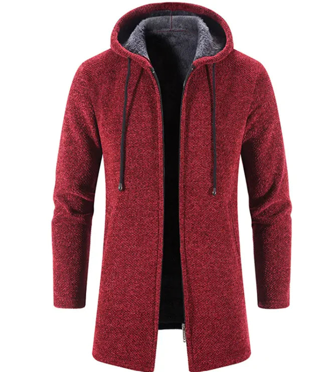 Men's Fleece-Lined Trend Cardigan – Versatile and Stylish