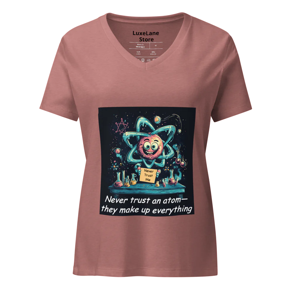 Science is Fun Women's Relaxed V-Neck T-Shirt - 1