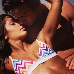 Ribbed Zig Zag Bikini