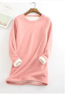 Lamb Velvet Long-Sleeve T-Shirt