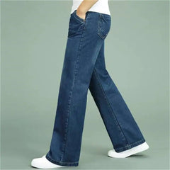 Loose Straight-Leg Flared Jeans for Men