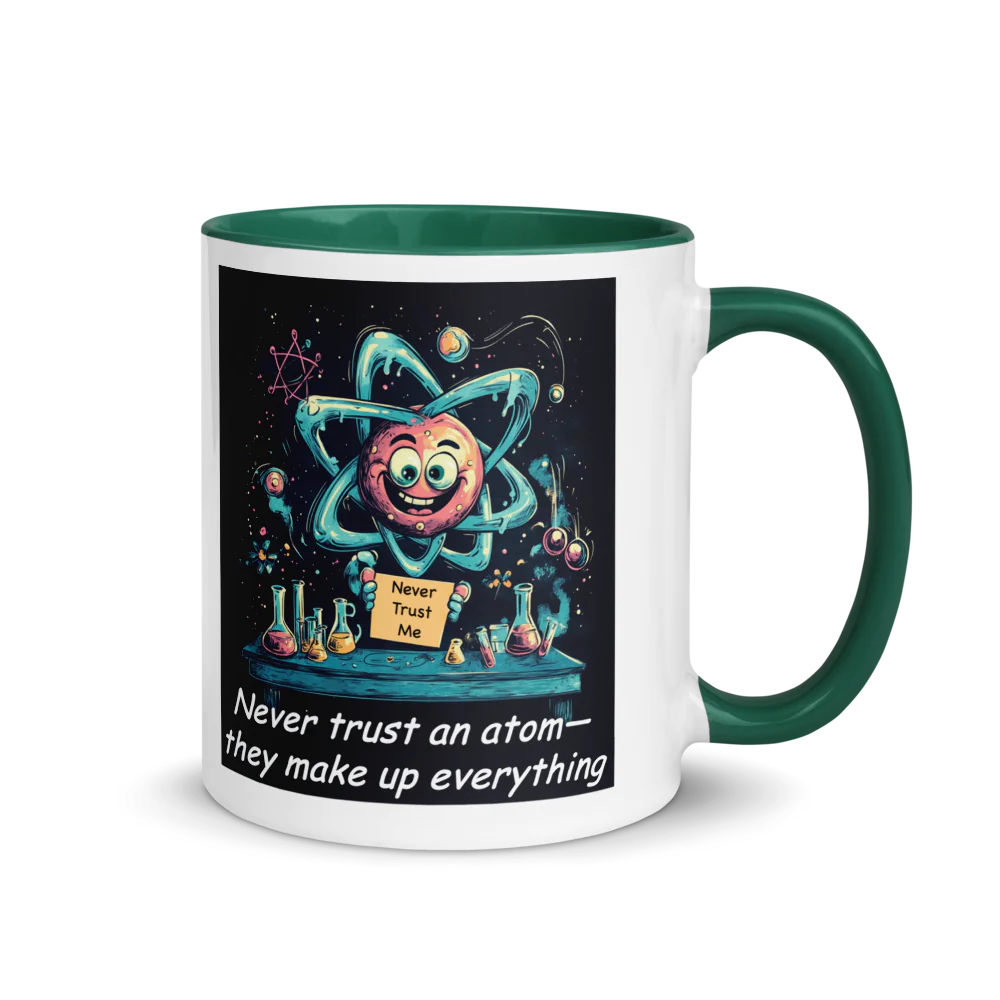 Science is Fun - White Ceramic Mug with Color Inside