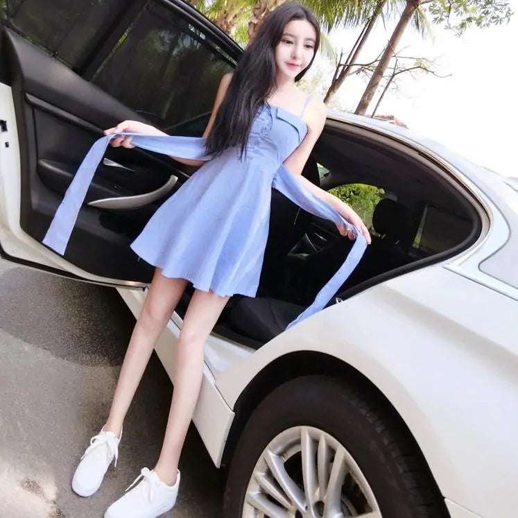 His Shirt Strapless Dress