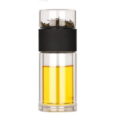 Portable Tea Separation High Borosilicate Glass