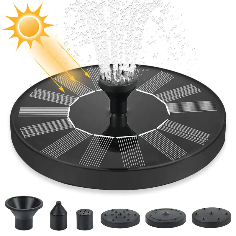 Mini Solar Water Fountain Pool Pond Garden Decoration