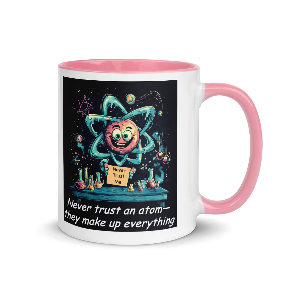 Science is Fun - White Ceramic Mug with Color Inside