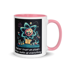 Science is Fun - White Ceramic Mug with Color Inside