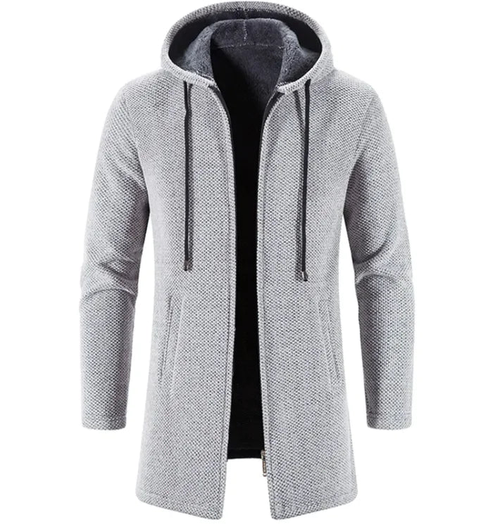 Men's Fleece-Lined Trend Cardigan – Versatile and Stylish