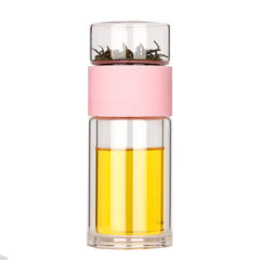Portable Tea Separation High Borosilicate Glass
