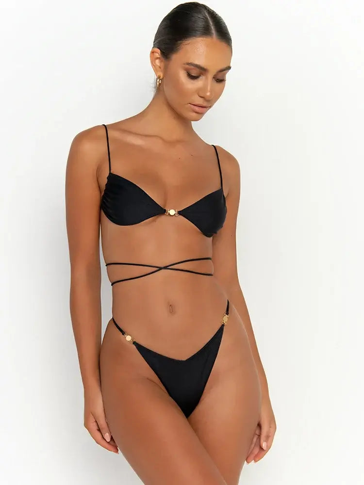 Micro Thong Push-Up Bikini