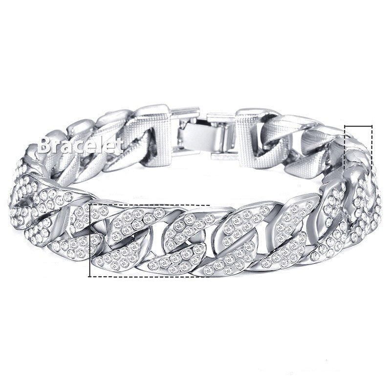 Miami Gold Curb Cuban Bracelet