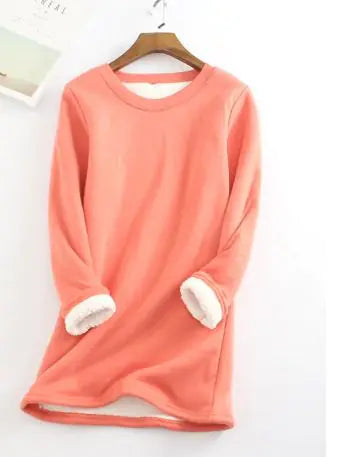 Lamb Velvet Long-Sleeve T-Shirt