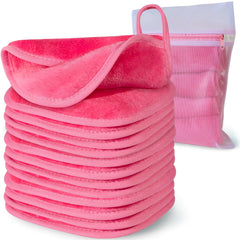 Reusable Makeup Removing Microfiber Cloth for Sensitive skin - pack of 12
