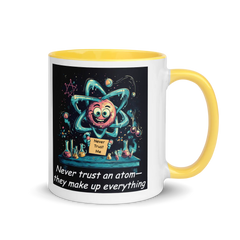 Science is Fun - White Ceramic Mug with Color Inside