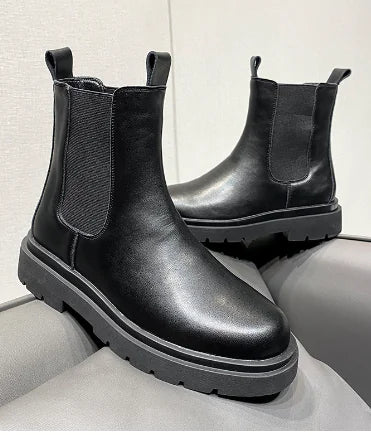 Men's High-Top Thick-Soled Martin Boots