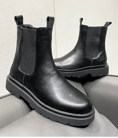 Men's High-Top Thick-Soled Martin Boots