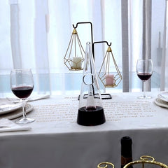 Volcano Glass Wine Decanter — Hand-Blown Aerator