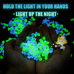 Garden Decoration Pebbles Luminous Stone Glow In Dark