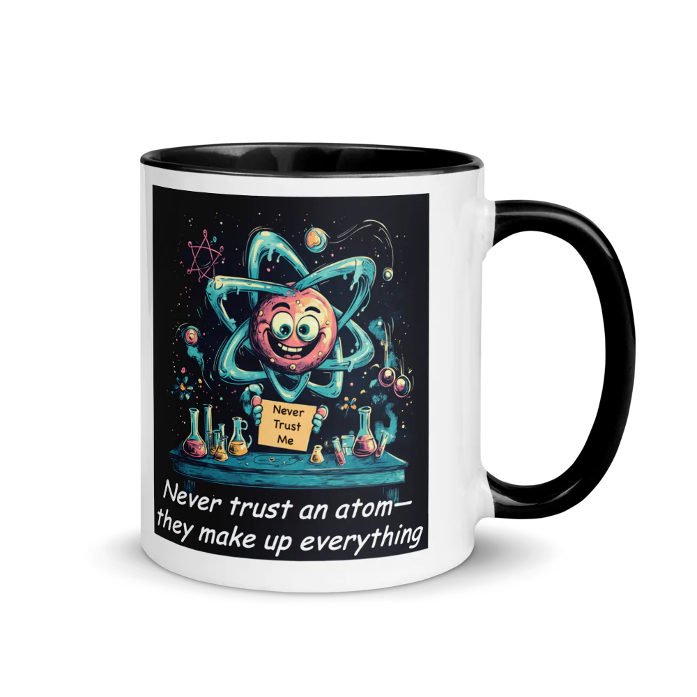Science is Fun - White Ceramic Mug with Color Inside