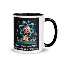 Science is Fun - White Ceramic Mug with Color Inside