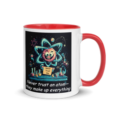 Science is Fun - White Ceramic Mug with Color Inside