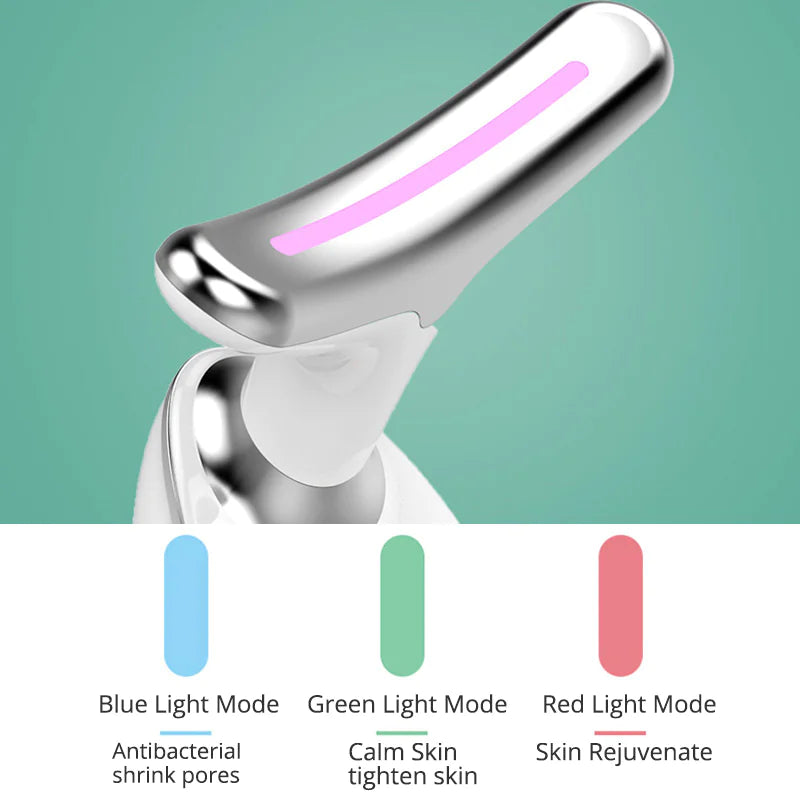 LED Microcurrent Neck and Face Lifting Massager – Anti-Wrinkle Rejuvenation Tool