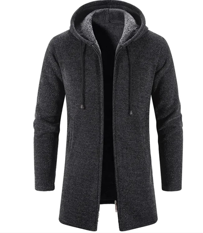 Men's Fleece-Lined Trend Cardigan – Versatile and Stylish