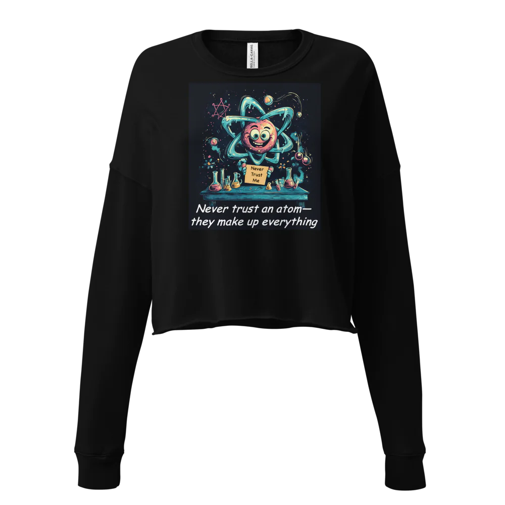 Science is Fun Women's Cropped Sweatshirt - 1