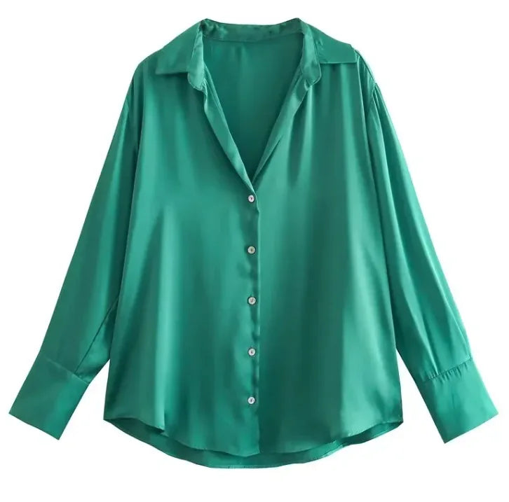 Silk Satin Blouse