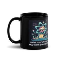 Science is Fun - Black Glossy Mug - 1