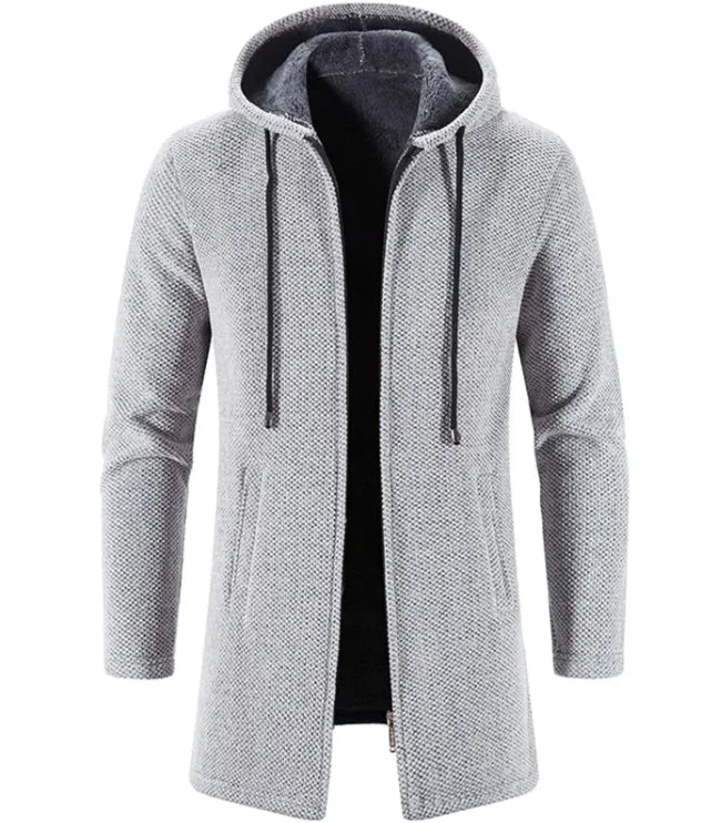 Men's Fleece-Lined Trend Cardigan – Versatile and Stylish