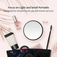 MIYADIVA 20X Magnifying Mirror, 20X Magnifying Mirror Suction Cup and Tweezers, As a Mganifying Makeup Mirror, Pocket Mirror Set for Eyes Makeup 3.5 Inches