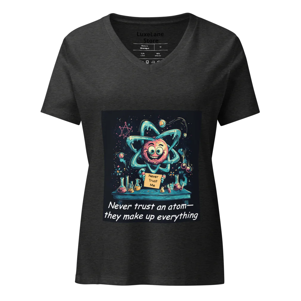 Science is Fun Women's Relaxed V-Neck T-Shirt - 1