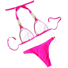 Rhinestones Swimsuit Bikini