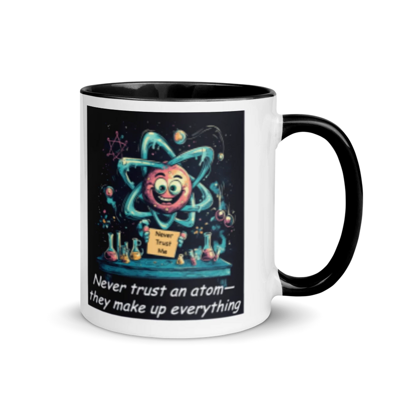 Science is Fun - White Ceramic Mug with Color Inside