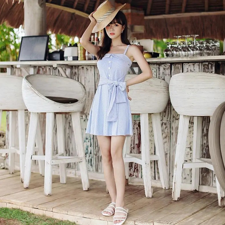 His Shirt Strapless Dress