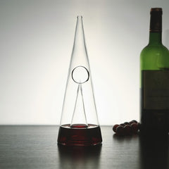 Volcano Glass Wine Decanter — Hand-Blown Aerator