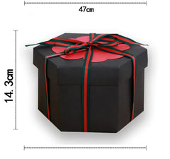 Hexagon Multi-Layer Photo Album Box