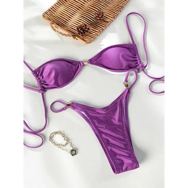 Micro Thong Push-Up Bikini