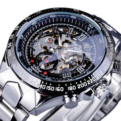 Men's Mechanical Sport Golden Watch