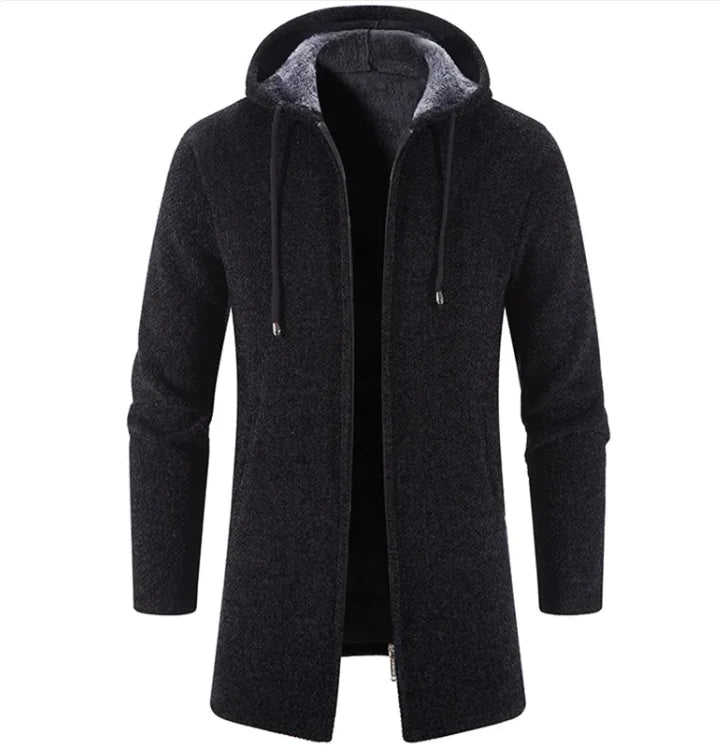Men's Fleece-Lined Trend Cardigan – Versatile and Stylish