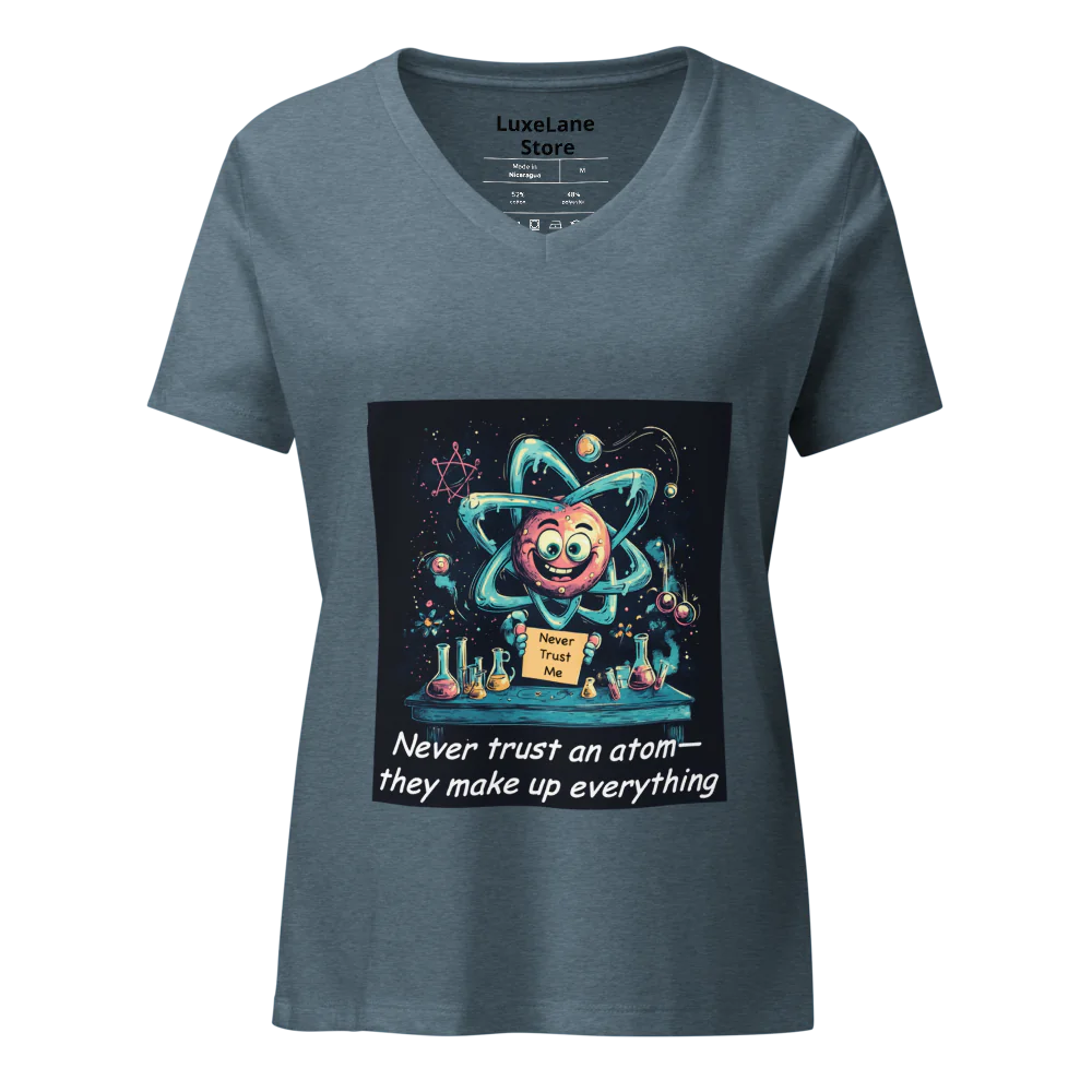Science is Fun Women's Relaxed V-Neck T-Shirt - 1