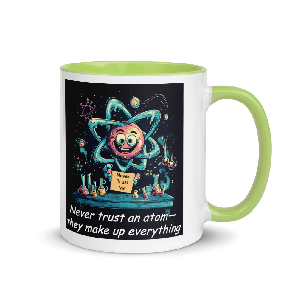 Science is Fun - White Ceramic Mug with Color Inside