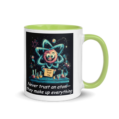 Science is Fun - White Ceramic Mug with Color Inside