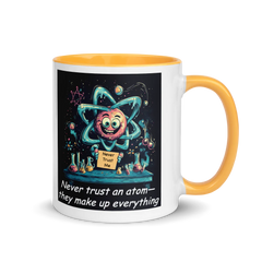Science is Fun - White Ceramic Mug with Color Inside
